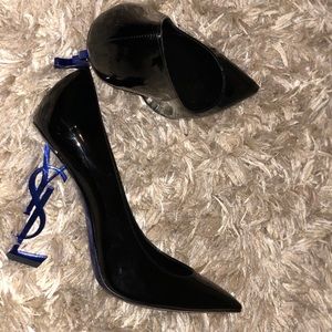 SOLD Black Yves Ysl Opyum Opium 110 Patent Blue